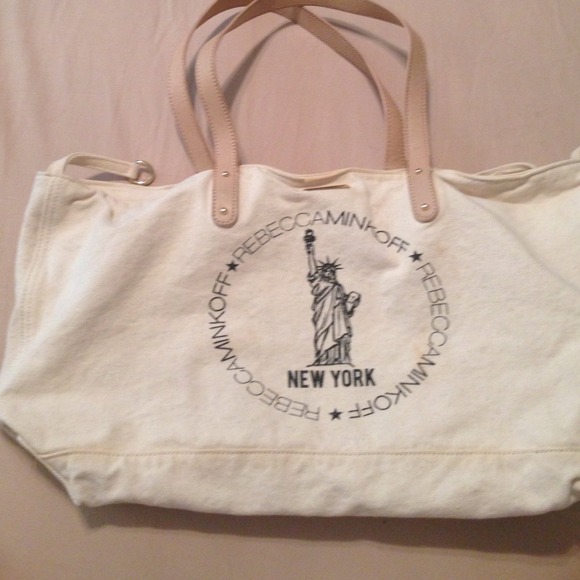 Rebecca Minkoff canvas handbag