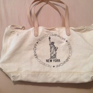 Rebecca Minkoff canvas handbag