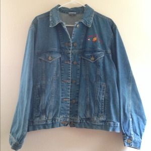 Adorable Winnie the Pooh Denim Jacket
