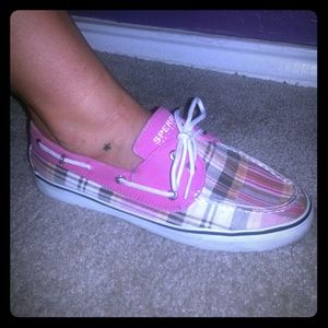 Pink Sperry's
