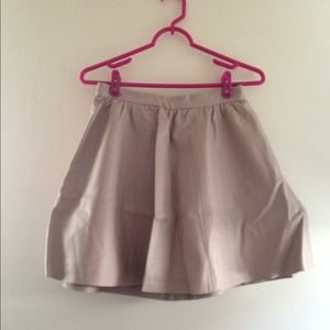 Pink Pleather Skirt