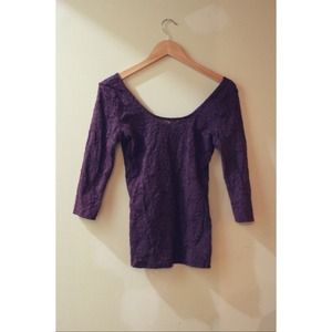 Pins & Needles 3/4 sleeve lace shirt