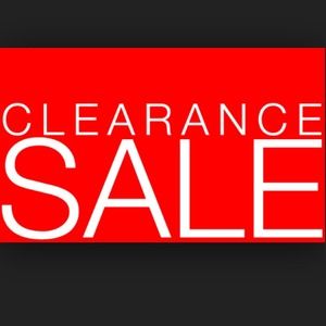 Clearance time!!