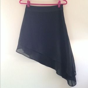 Asymmetrical Chiffon Skirt