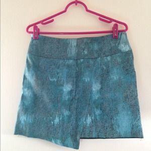 Amazing Origami Snake Print Skirt