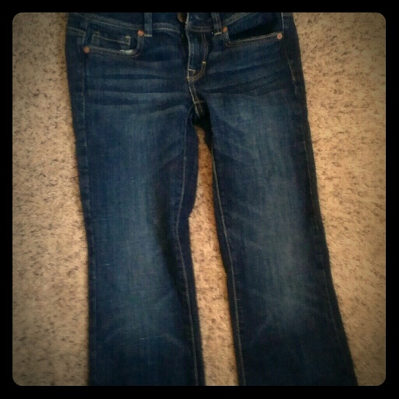 Dark wash jeans worn once