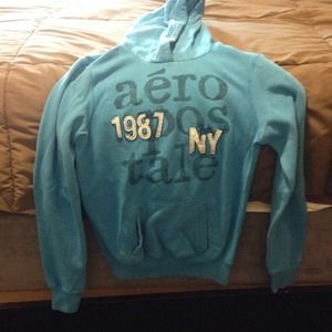 Aeropostale light blue sweatshirt