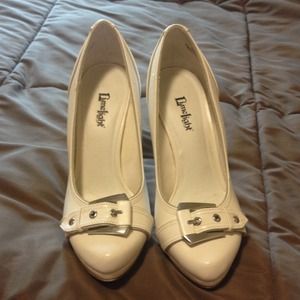 High heel shoes- Limelight white