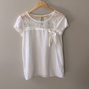White Lauren Conrad Top!