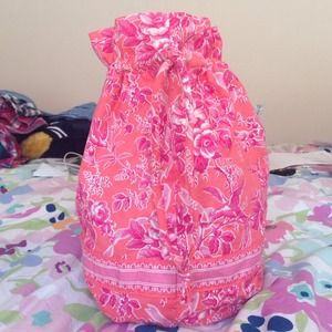 Vera Bradley Hope Toile String Bag