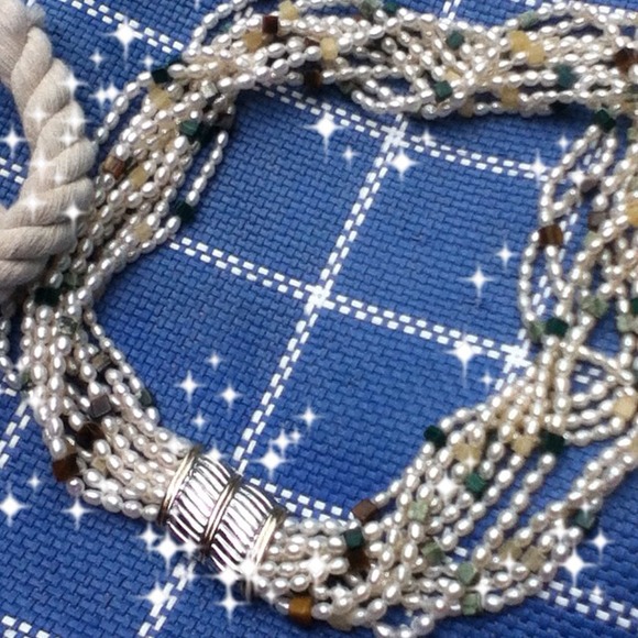 Made in Maine Jewelry - RESERVED BUNDLE  840 PEARLS/120 semi precious gem