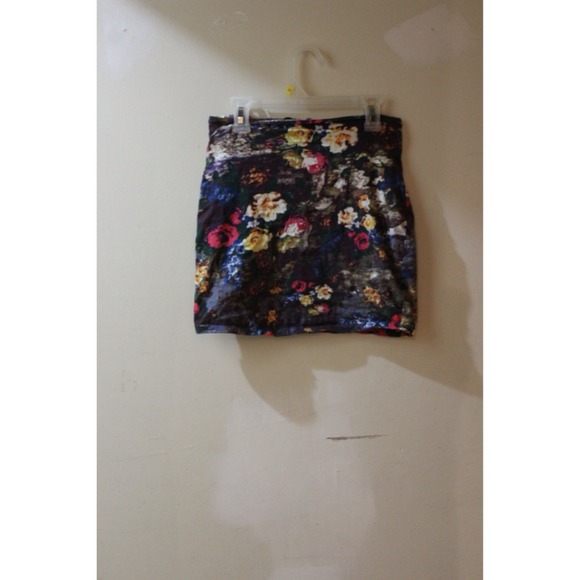 Motel rocks floral bodycon skirt