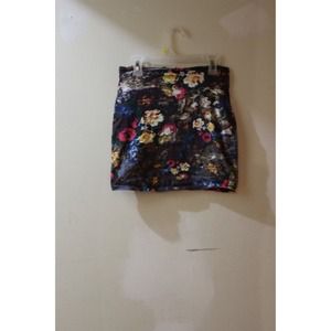 Motel rocks floral bodycon skirt