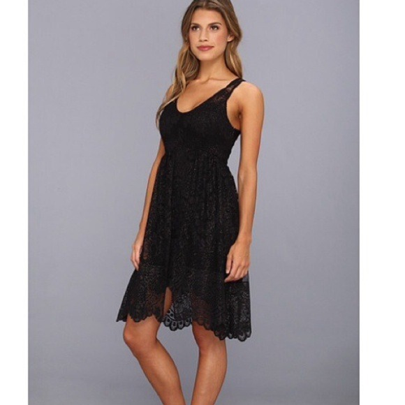 Free People NWT black sparky dress