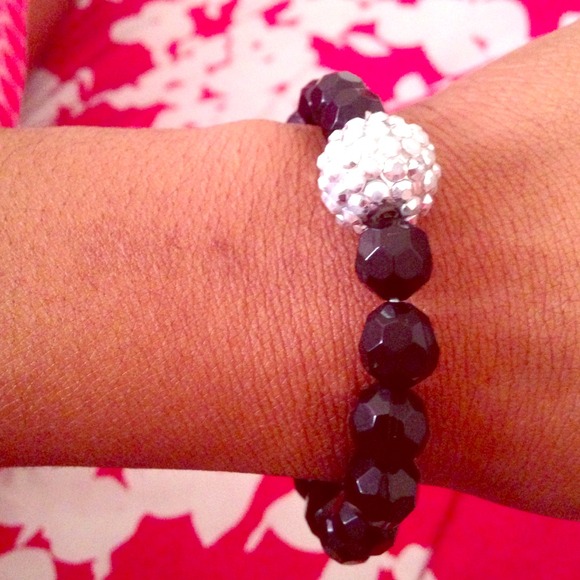 Bracelet with silver stud