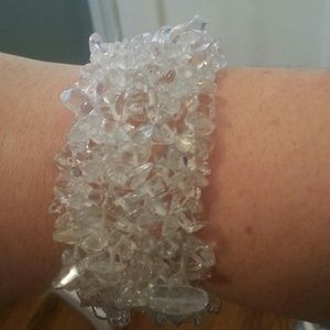 Clear stone bracelet