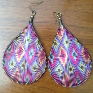 Teardrop earrings