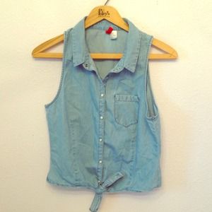 H&M denim top