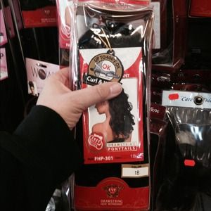 Pony tail choose color comes on a clip Draw string