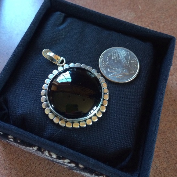 Large Black Onyx Pendant