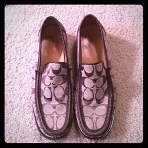 Coach monogram loafer size 7.5