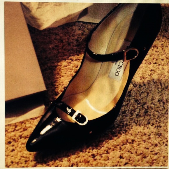 Jimmy Choo patent leather shoes