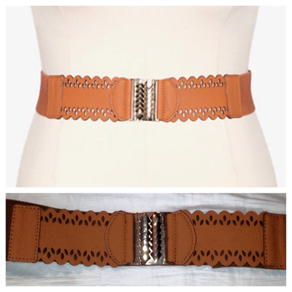 Cognac Stretch Belt
