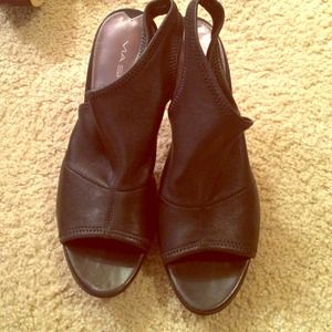 Via Spiga leather sling back heel sandal size 7.5
