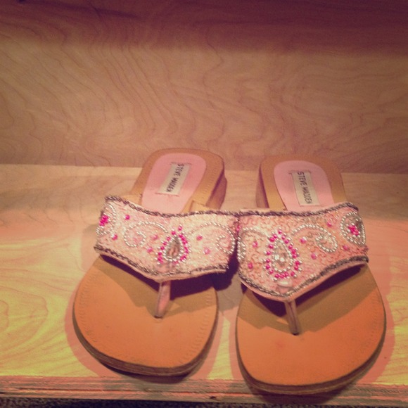Beaded Steve Madden sandals