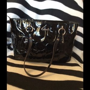 Authentic Coach black handbag