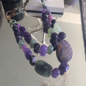 Chunky beaded necklace