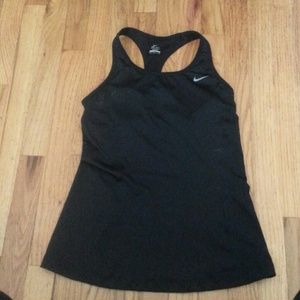 *sold* Nike dri-fit black sports top