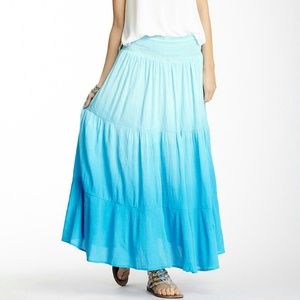 Ombre maxi skirt
