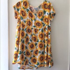 AA Sunflower Babydoll Dress