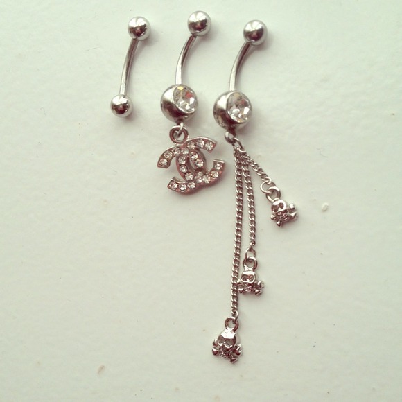 🌟 bundled 🌟 3 belly rings