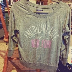 Comfy pull over graphic shirt