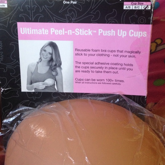 Ultimate peel-n-stick push up cups