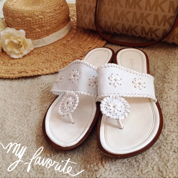 Jack Roger Style Sandals (White)!!