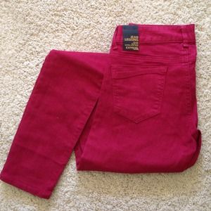Express jean legging- red