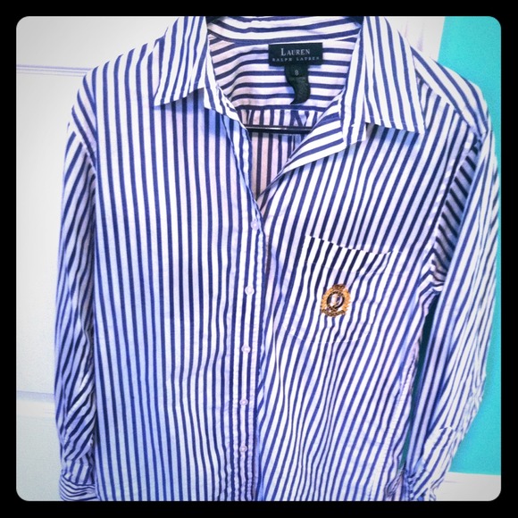 Women's Ralph Lauren Button Down - Size 8
