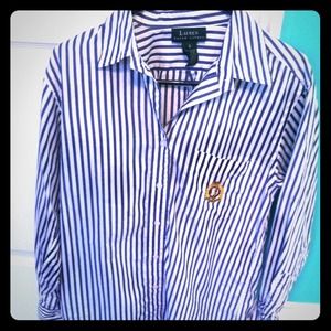 Women's Ralph Lauren Button Down - Size 8