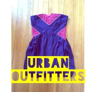 Urban Outfitters Strapless Dress