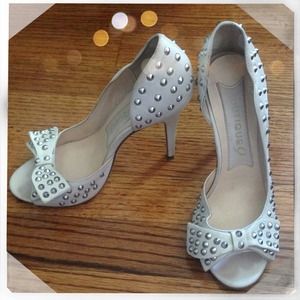 Flirty Boutique 9 studded peeptoe heels