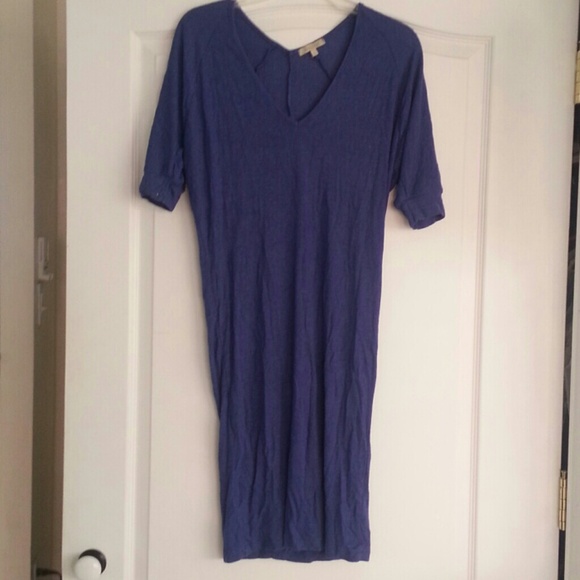 Purple T-shirt Dress