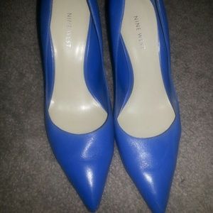 Nine West blue shoes