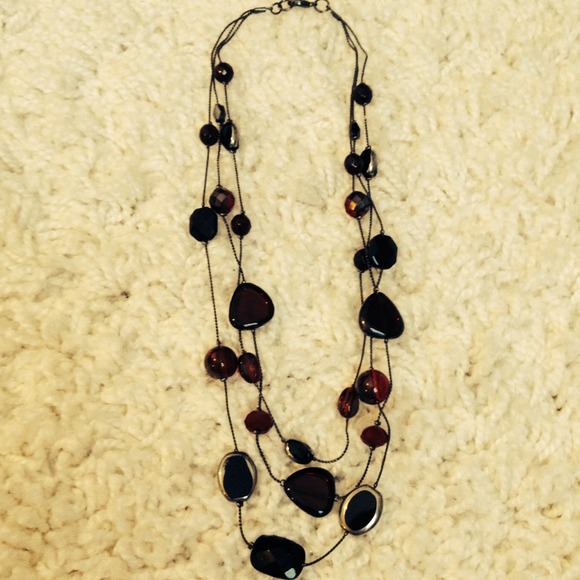 Black and Red Necklace