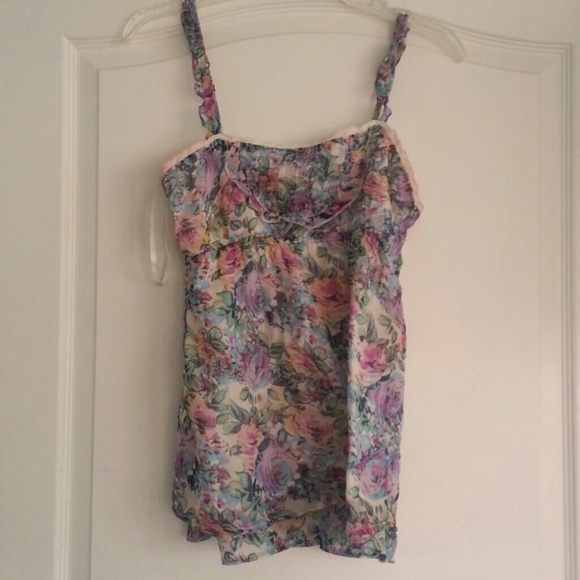 Floral Pastel Tank Top