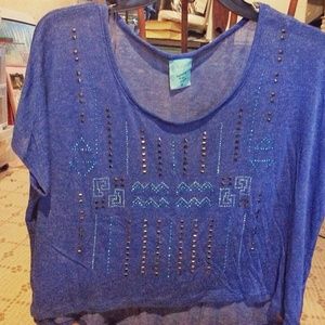 Tribal crop top