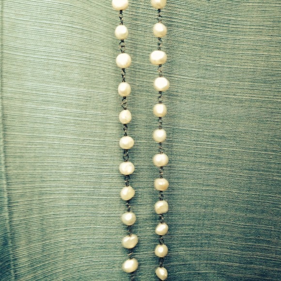 Silpada Long Pearl Necklace