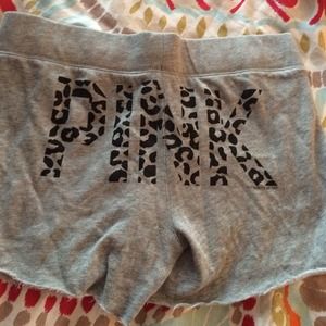 Victorias Secret PINK leopard cotton shorts Small